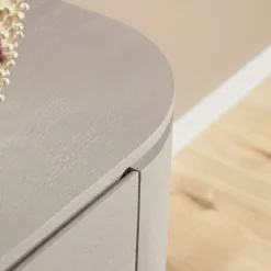 Evi Zwevend Tv meubel Taupe Mangohout 240cm