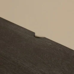 Evi Zwevend Tv meubel Zwart Mangohout 200cm