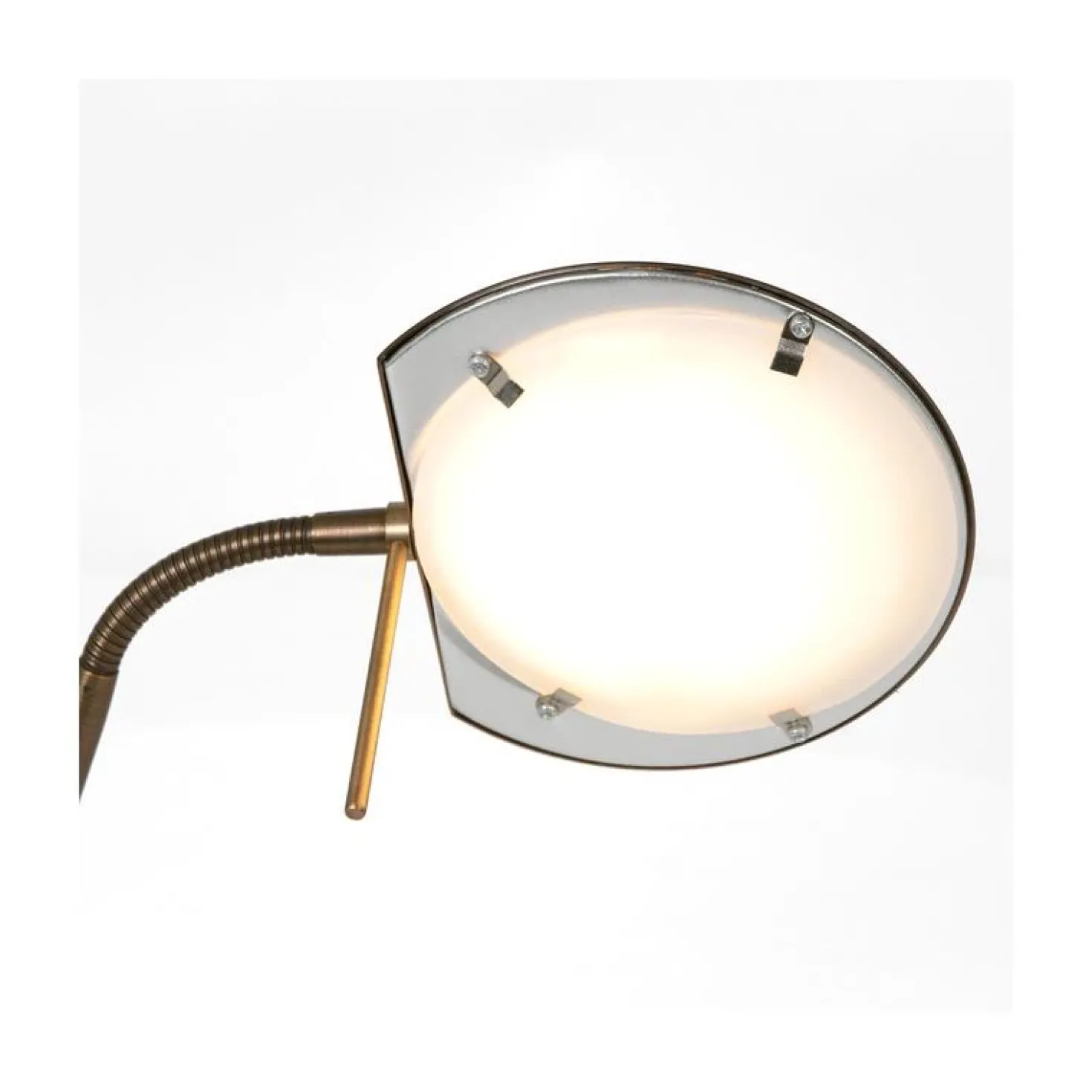 Fargo 1-lichts Bureaulamp Brons
