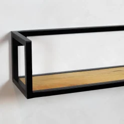 Farrow wandplank hout industrieel naturel 40cm