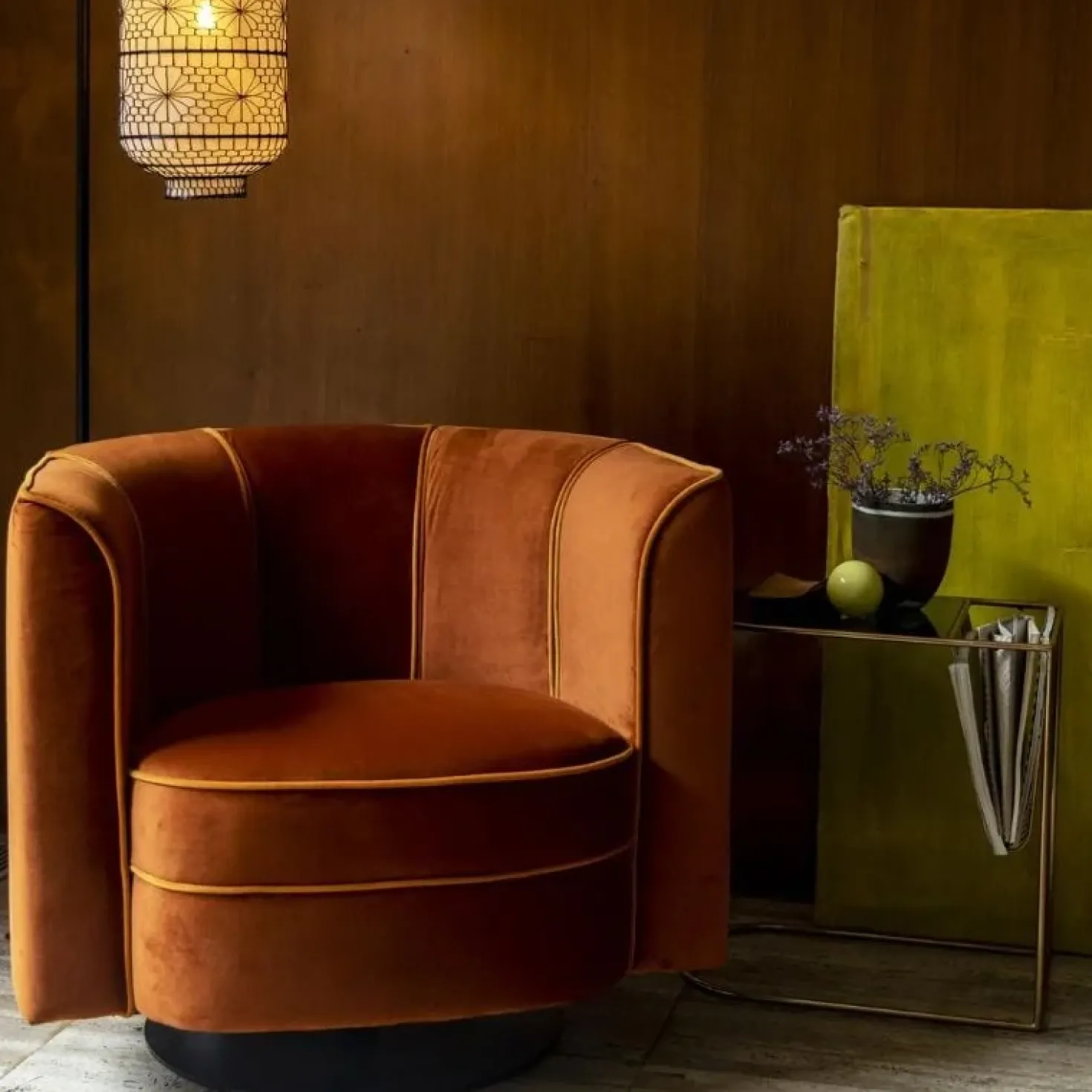 Fauteuil Flower Oranje