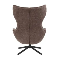 Fauteuil Hannah met voetenbank Paars