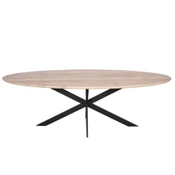 Ferry Eettafel Ovaal Naturel Eiken 210cm