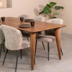 Fly Eetkamertafel Naturel mangohout 190 cm