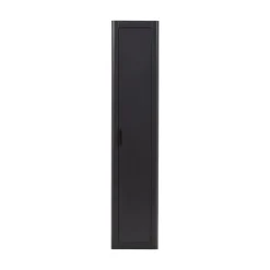 Gunnar Smalle hoge kast grenen matzwart 45 cm