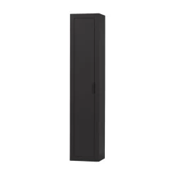 Gunnar Smalle hoge kast grenen matzwart 45 cm