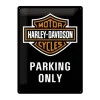 Harley Davidson Parking Only - metalen bord