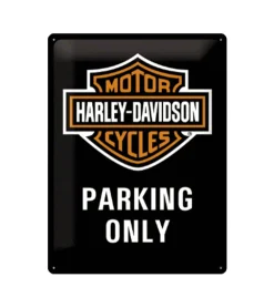 Harley Davidson Parking Only - metalen bord