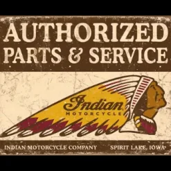 Indian Authorized - metalen bord