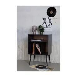 James Kastje zwart/walnoot 60cm