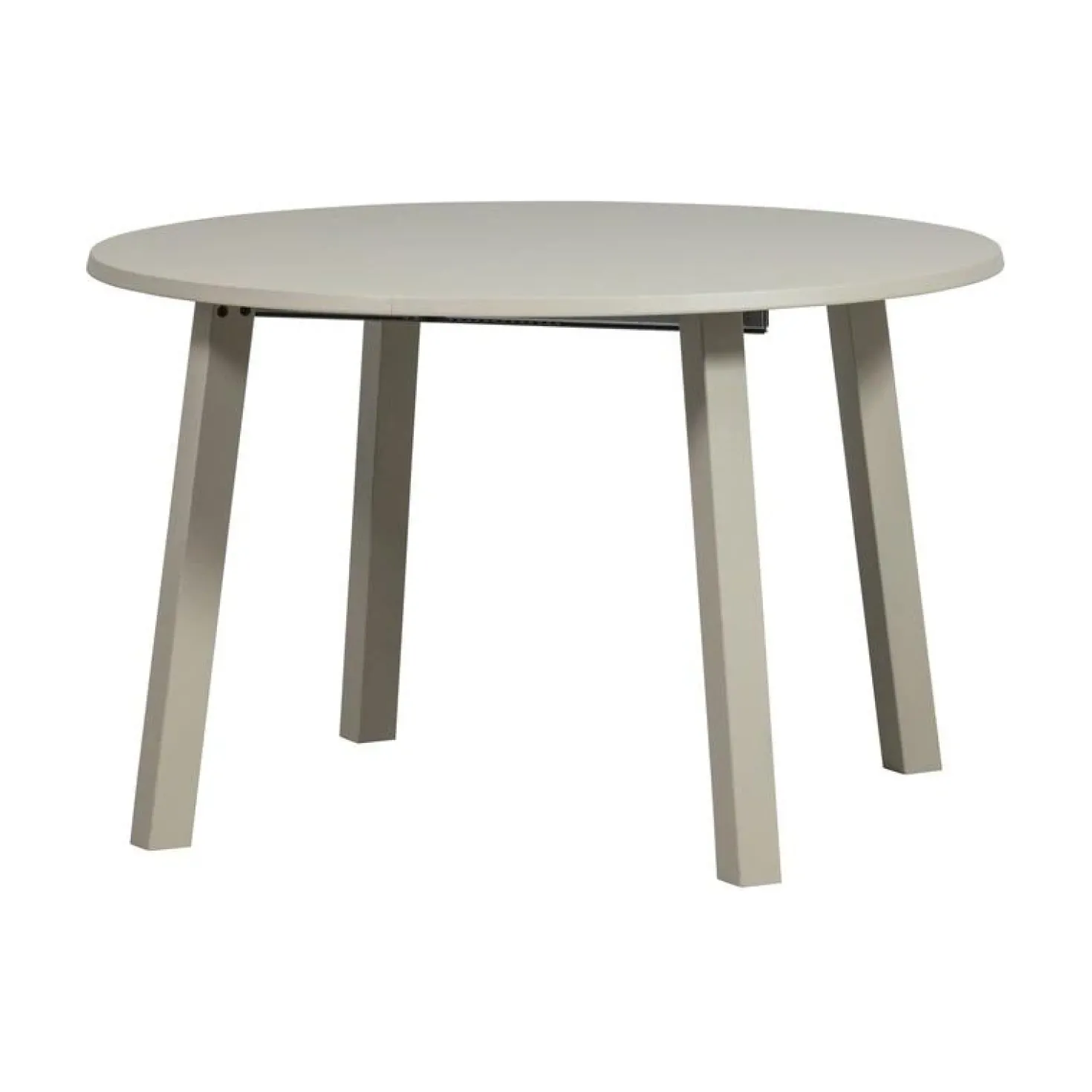 Janne Uitschuifbare eettafel rond eiken dakargrau 120/160/200cm