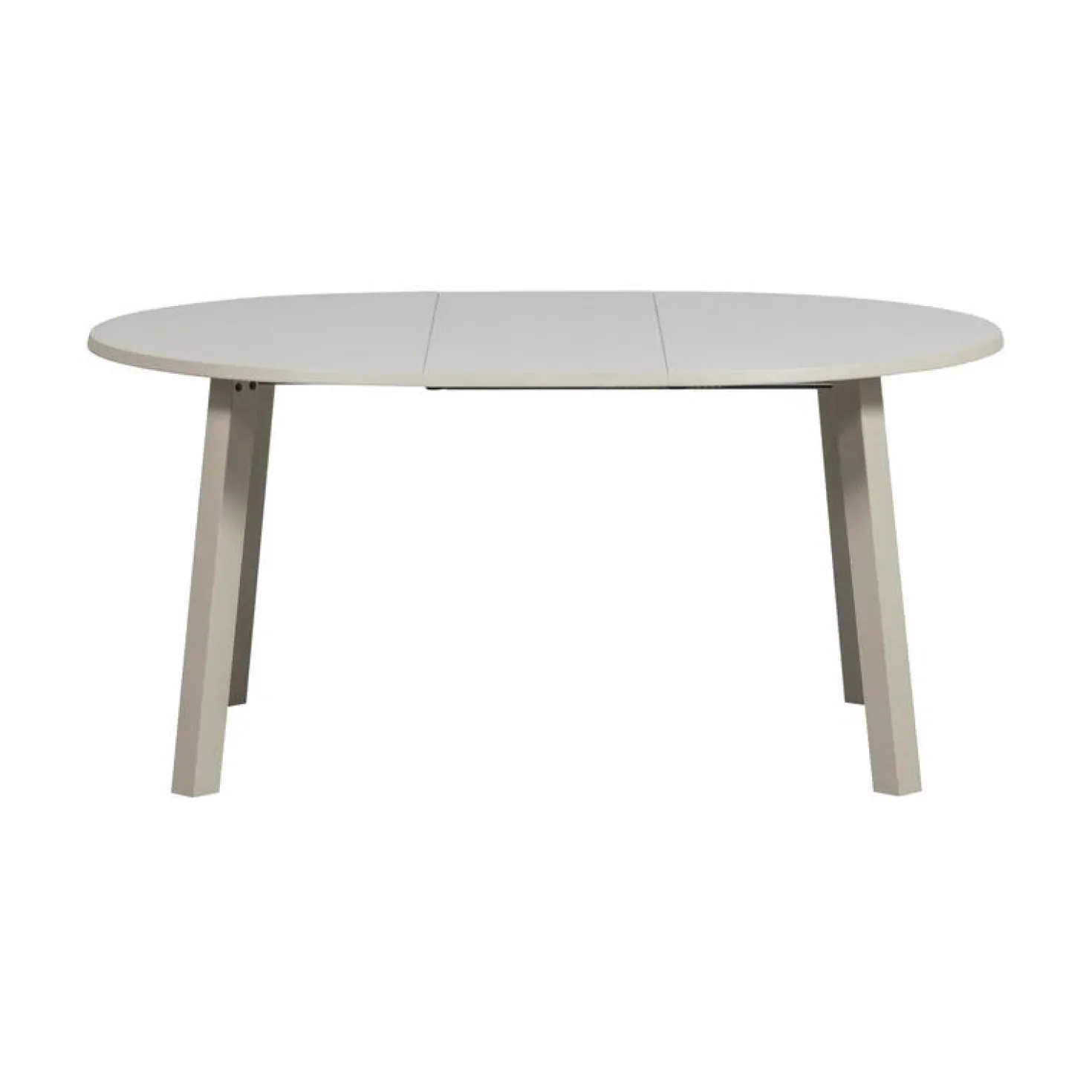 Janne Uitschuifbare eettafel rond eiken dakargrau 120/160/200cm