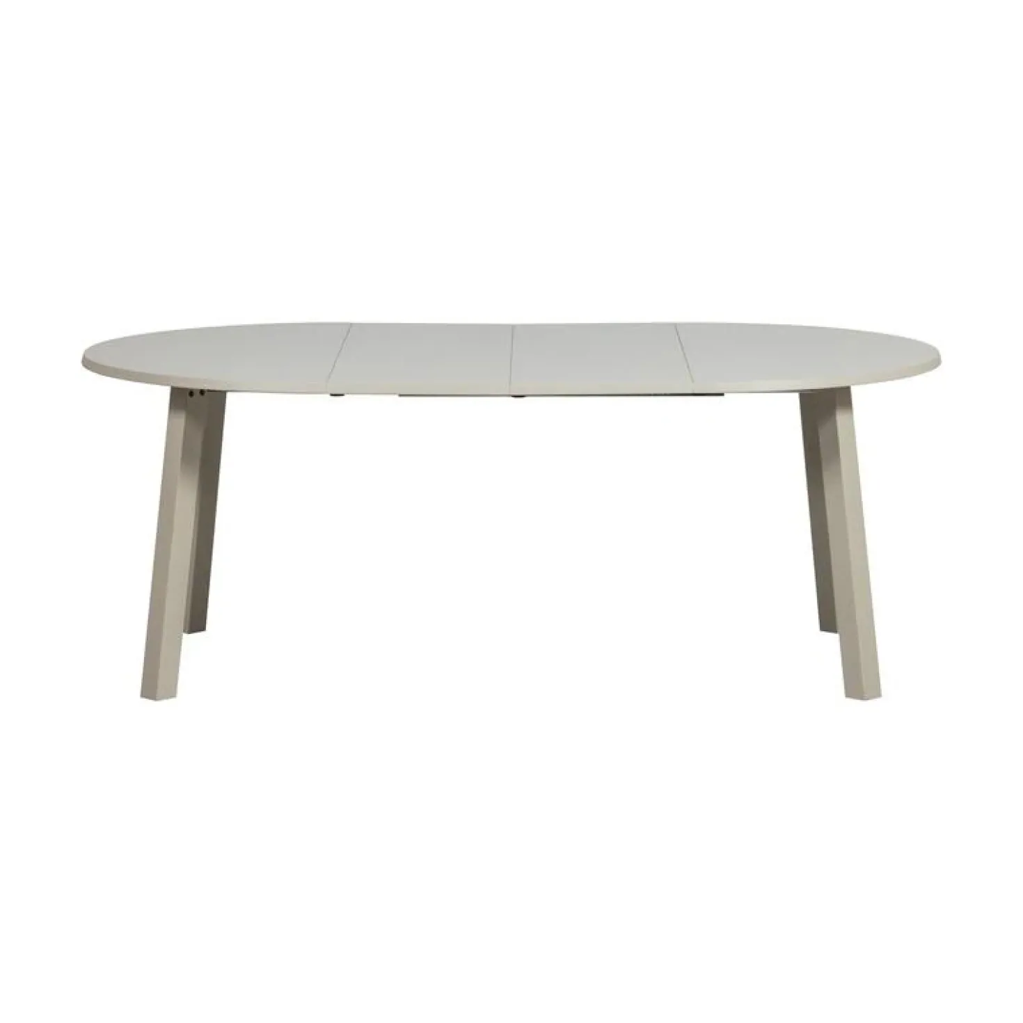 Janne Uitschuifbare eettafel rond eiken dakargrau 120/160/200cm