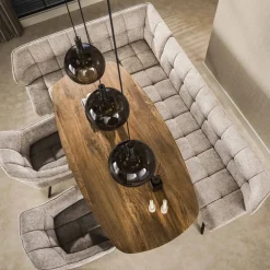 Jean Eettafel Deens ovaal Mangohout 180cm