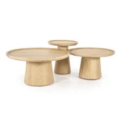 Leia Bijzettafel naturel 46 cm