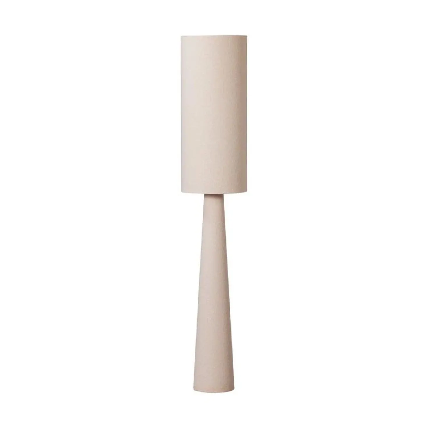Loft 2-lichts Vloerlamp XL metaal/bouclé naturel