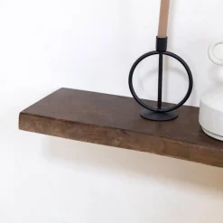 Londo Wandplank zwevend Walnoot Mangohout 120cm