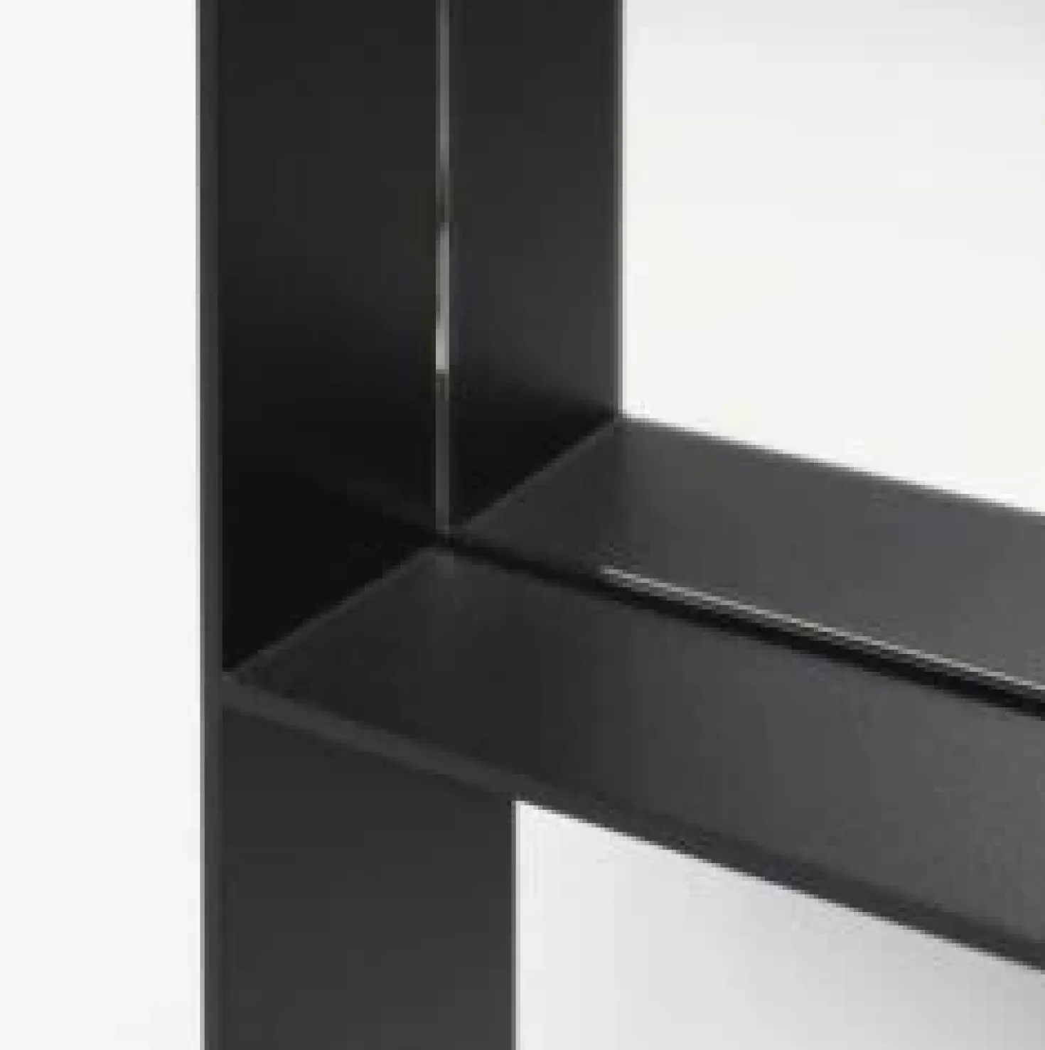 Looks spiegel staand 60cm zwart