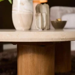Lunea Salontafel Creme Marmer 60 cm