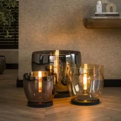Masuka 1-lichts Vloerlamp Smoke S 29cm