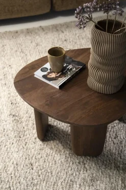 Maud Salontafel Bruin mangohout 65cm