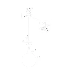 Maya 1-lichts Hanglamp 25cm Smoke