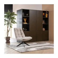 Meggy Wandkast Links Grenen Middenbruin 108cm