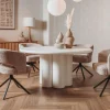 Melzo Eettafel rond wit 130cm