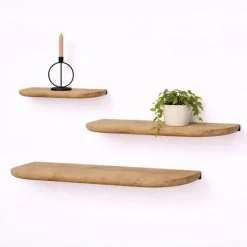 Mette Wandplank zwevend Naturel 100cm
