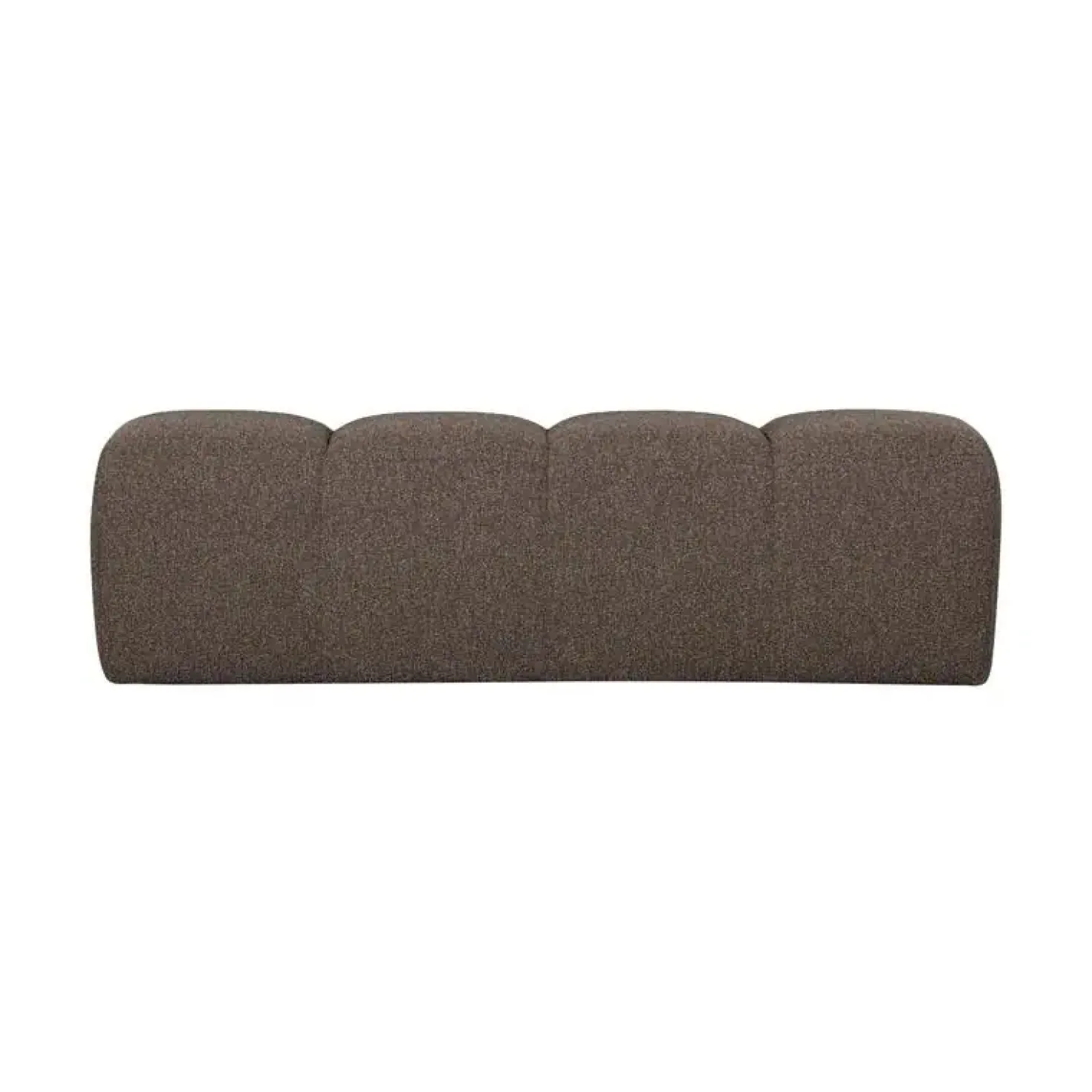 Mojo Eetkamerbank Bouclé Bruin Melange 164cm