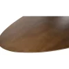 Morgan Eettafel ovaal Walnoot - Beige onderstel 220cm