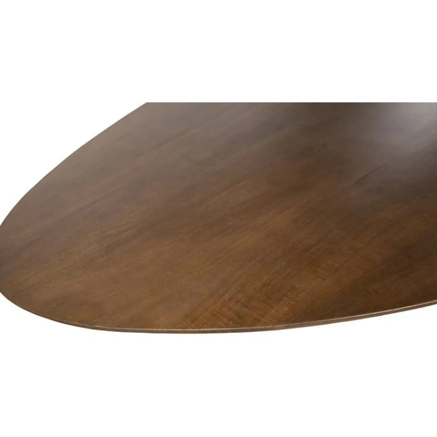 Morgan Eettafel ovaal Walnoot - Beige onderstel 240cm