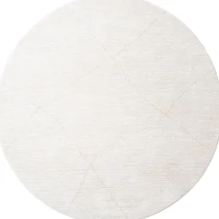Nica vloerkleed Crème Rond 280x280cm