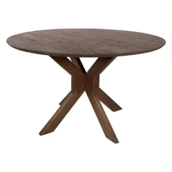 Nikki Eetkamertafel rond Acaciahout bruin 130 cm