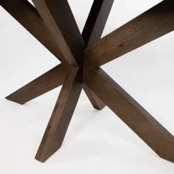 Nikki Eettafel deens ovaal Bruin Acaciahout bruin 180 cm