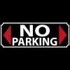 No Parking - metalen bord
