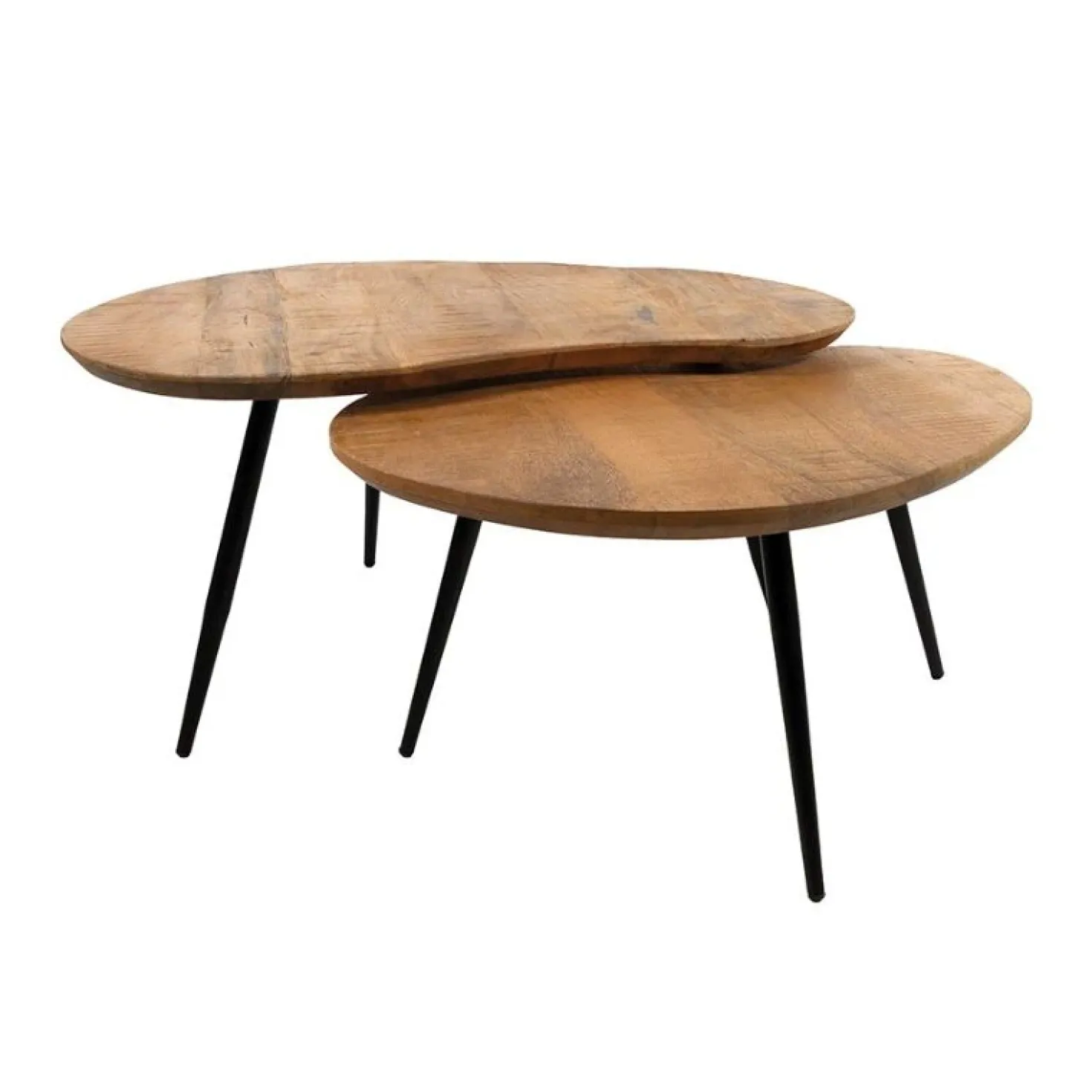 Noli Salontafel set van 2 organisch Mangohout