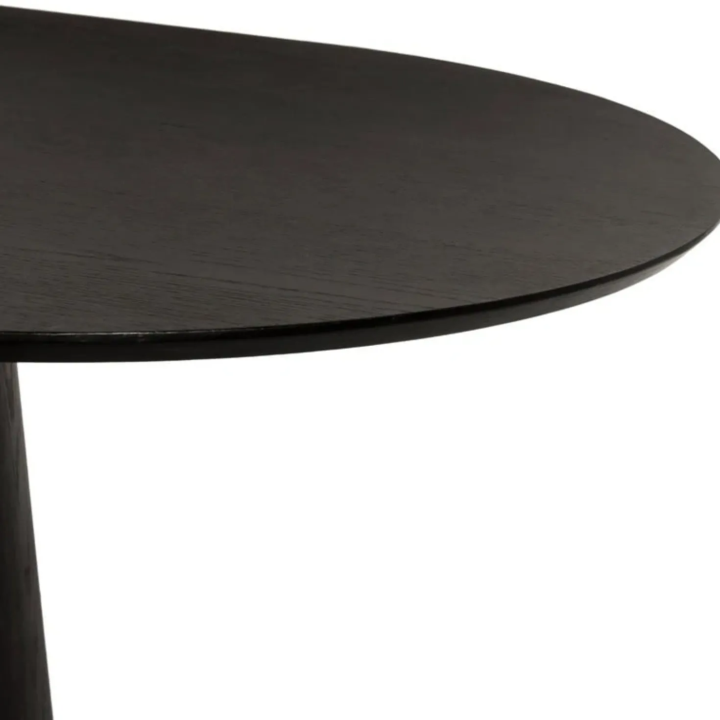 Novero Eettafel Espresso eiken ovaal 200cm