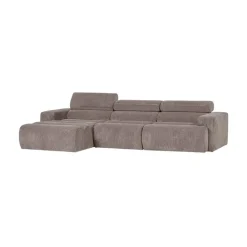 Novi Chaise Longue Bank Links Ribstof Zand