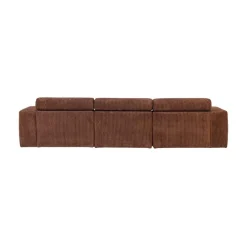 Novi Chaise Longue Bank Rechts Ribstof Terra