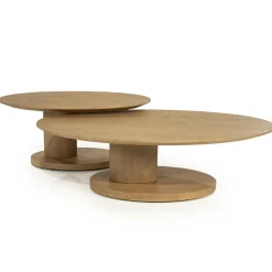 Novia Salontafel Naturel mangohout 90cm
