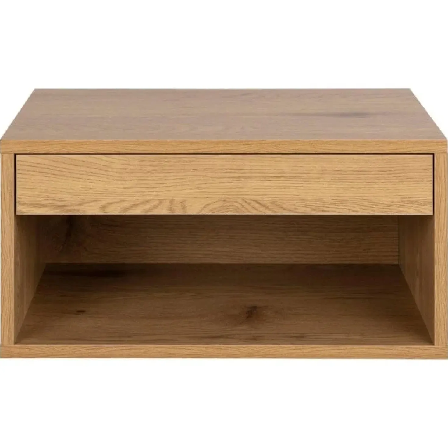 Olira zwevend Nachtkastje Naturel 50cm