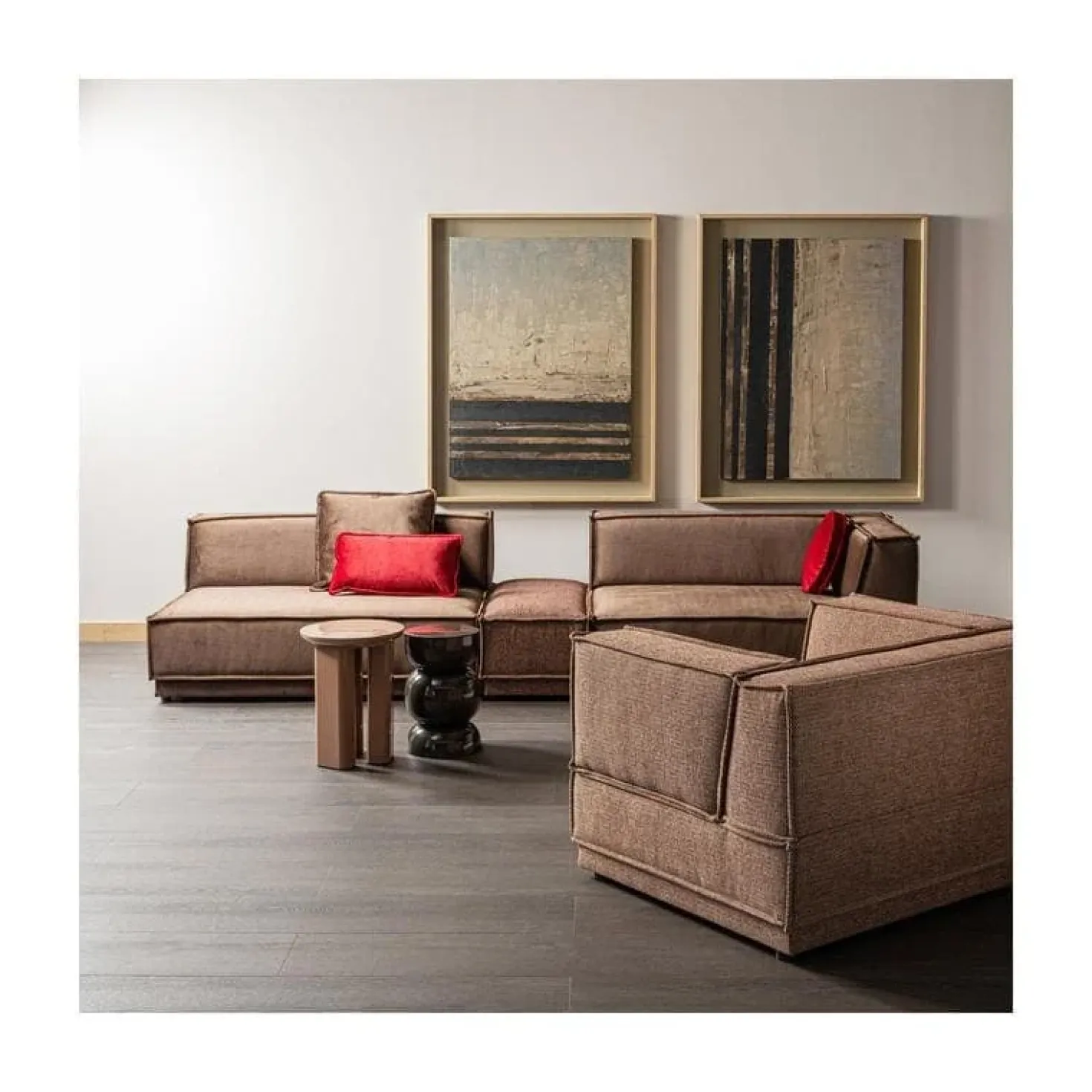 Orivo Bijzettafel rond Oudroze 40cm