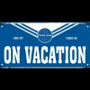 Pan Am on Vacation - metalen bord