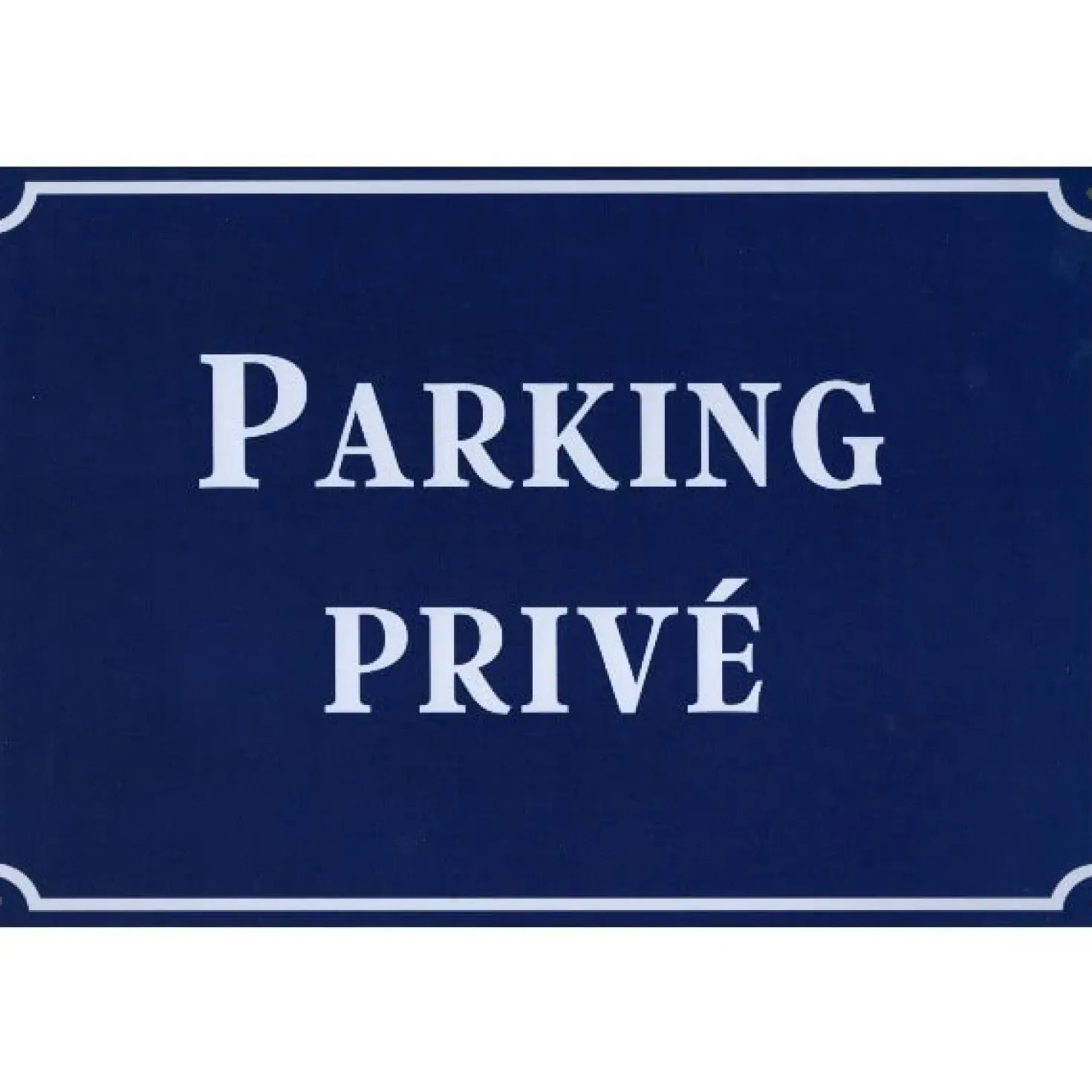 Parking Prive - metalen bord