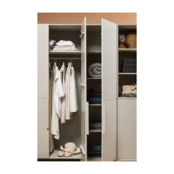 Pure 3-Deurs Kledingkast Splitdeur Dennenhout Dust 95cm