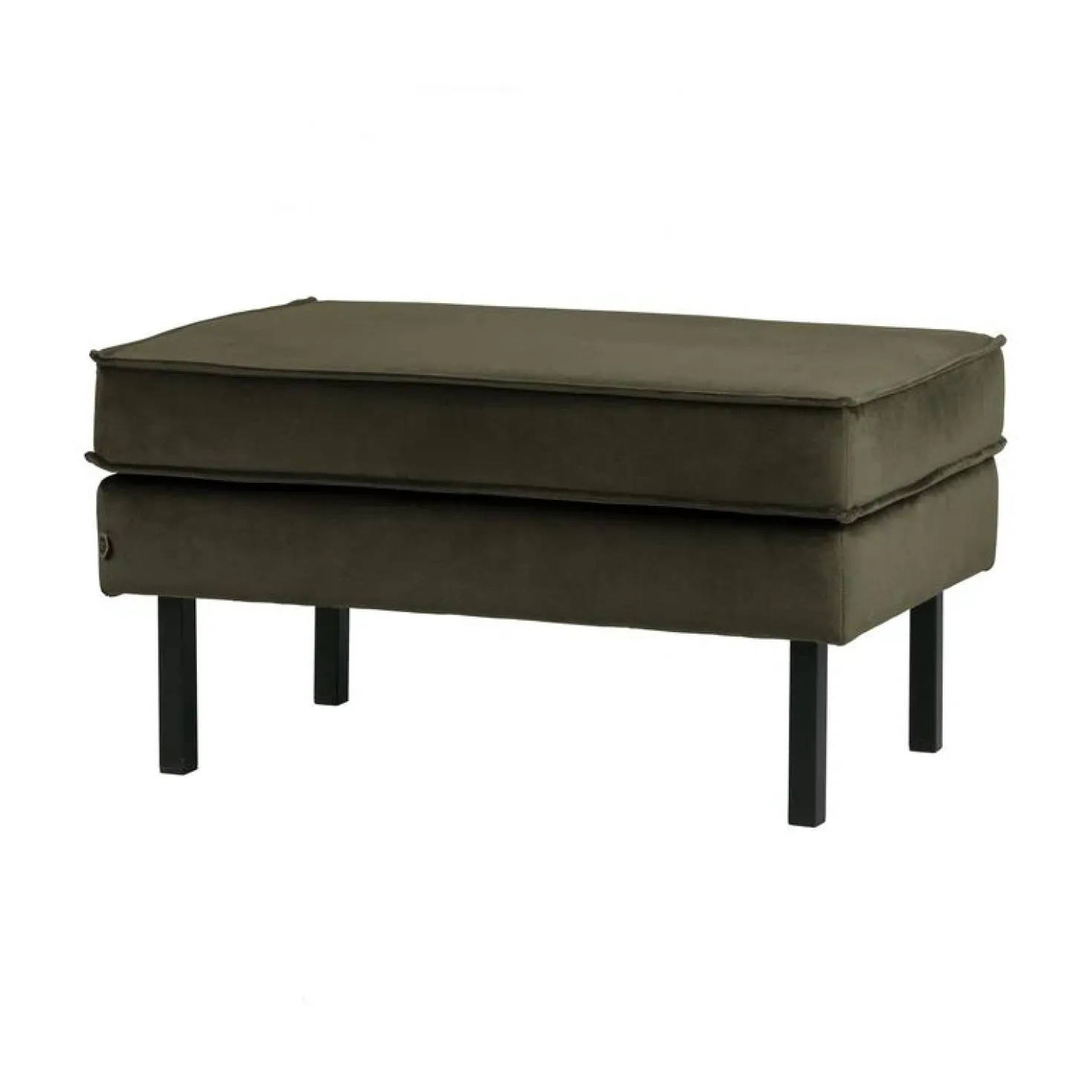 Rodeo Hocker Velvet Donkergroen 84cm