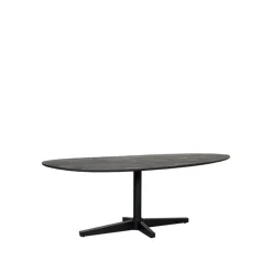 Rosie Eetkamertafel organisch Zwart 220 cm