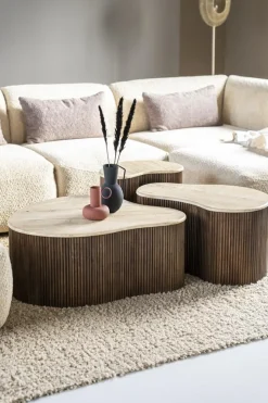 Salontafel Mari 70x47x38 bruin