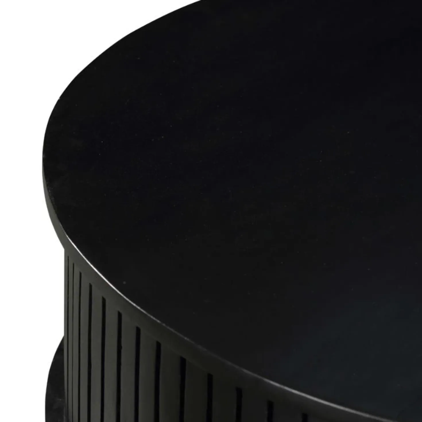 Salontafel Martin Zwart Rond 80cm